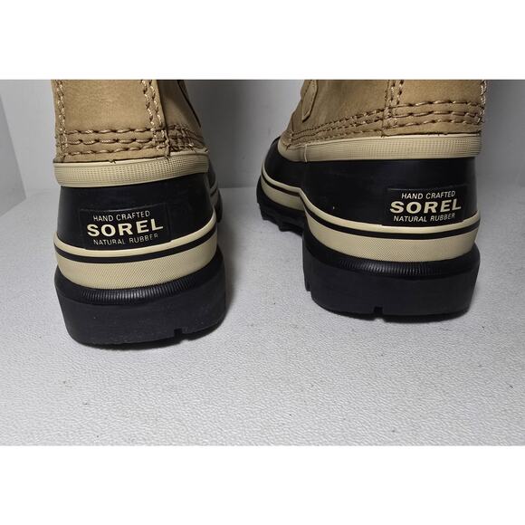 Sorel Caribou Women’s Waterproof Mid-Calf Snow Boots Buff Stone SZ US 7.5 - Picture 7 of 13